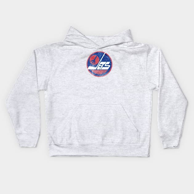 Winnipeg Jets Kids Hoodie by Jedistudios 